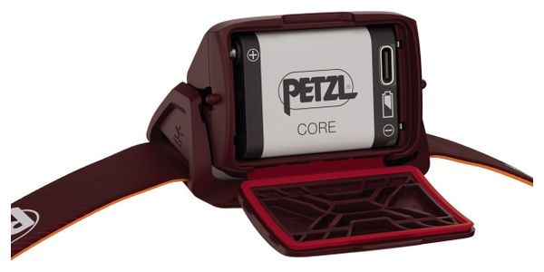 Lampada frontale Petzl Actik Core 625 Lumen Rosso