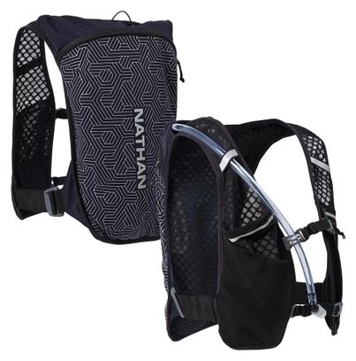 Nathan Hypernight Quick Start 4L Trinkrucksack Schwarz/Reflektierend