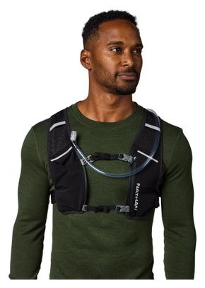 Nathan Hypernight Quick Start 4L Trinkrucksack Schwarz/Reflektierend