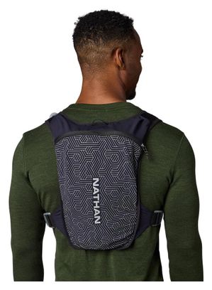 Nathan Hypernight Quick Start 4L Trinkrucksack Schwarz/Reflektierend