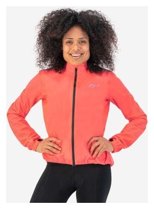 Veste Velo Pluie Vent Rogelli Core - Femme - Corail