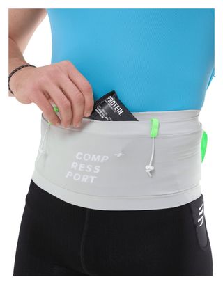 Ceinture Compressport Free Belt Pro Gris/Vert