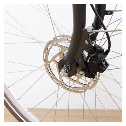 Producto renovado - Bicicleta Town Bike Elops 900 LF Shimano Nexus 7V 700 mm Gris oscuro / Negro 2021