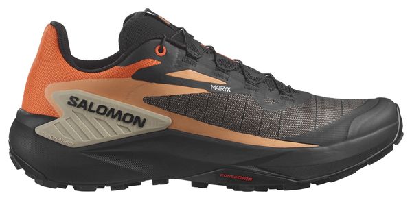 Salomon Genesis Trailrunning-Schuhe Schwarz Orange Herren