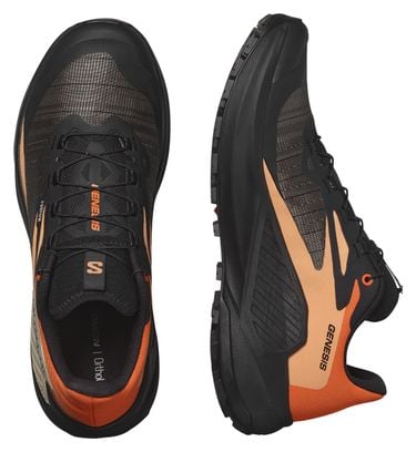 Salomon Genesis Trail Shoes Black Orange Men's