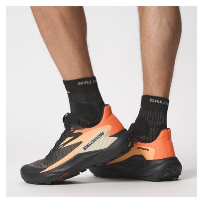 Salomon Genesis Trail Shoes Black Orange Men's | Alltricks.com