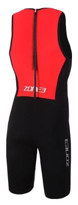Zone3 Streamline Trisuit Negro Rojo