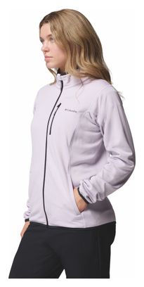 Polar Columbia Essential Hike Grid Full Zip Viola Donna