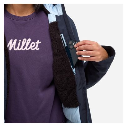 Parka Millet Chamonix Warm azul para mujer