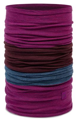 Move Block Merino Buff Neck Warmer - Magenta