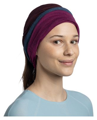 Move Block Merino Buff Neck Warmer - Magenta