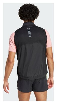 Ärmellose Thermojacke Adidas Adizero Vest Schwarz Herren