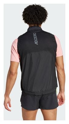 Adidas Adizero Vest Sleeveless Thermal Jacket Black Men's