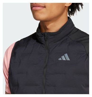 Ärmellose Thermojacke Adidas Adizero Vest Schwarz Herren