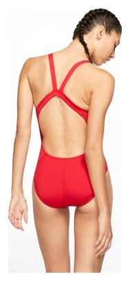 Maillot de bain Nike Swim Fastback Rouge Femme