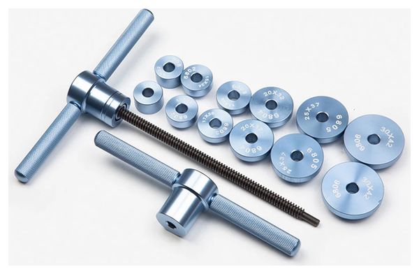 Kit Professionnel d’Installation de Roulements pour Vélo - Compatible Moyeu de Roue