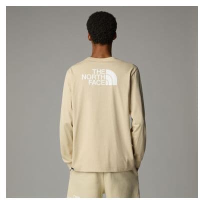 Camiseta de manga larga The North Face Easy Beige