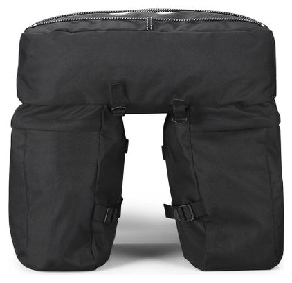 Sacoche vélo spacieux 60 L pour porte-bagages noir