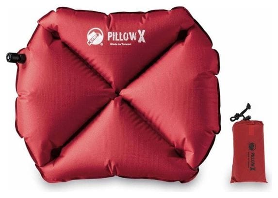 PILLOW X Oreiller gonflable de randonnée - Rouge - Klymit