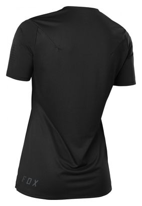 Maillot Fox Flexair Mujer Manga Corta Negro