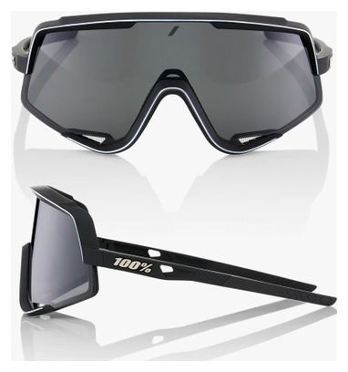 100% Goggles - Glendale - Soft Tact Black - Smoked Lenses