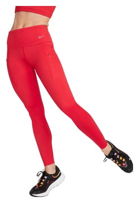 Collant Long Nike Dri-Fit Go Rouge Femme