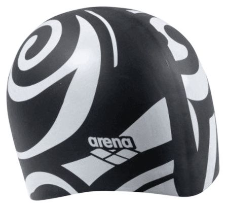 Arena Reversible Badekappe Schwarz/Weiß