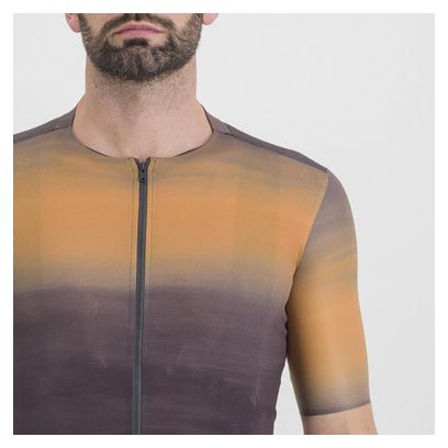 Sportful Sky Rider Supergiara Violett/Orange Kurzarmtrikot