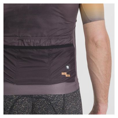Sportful Sky Rider Supergiara Violett/Orange Kurzarmtrikot