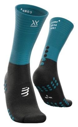 Chaussettes Compressport Mid Compression Socks Bleu