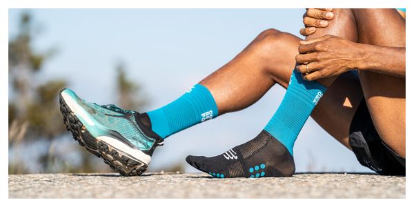 Chaussettes Compressport Mid Compression Socks Bleu