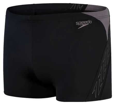 Speedo HyperBoom Splice Swimsuit Black/Grey 85 cm