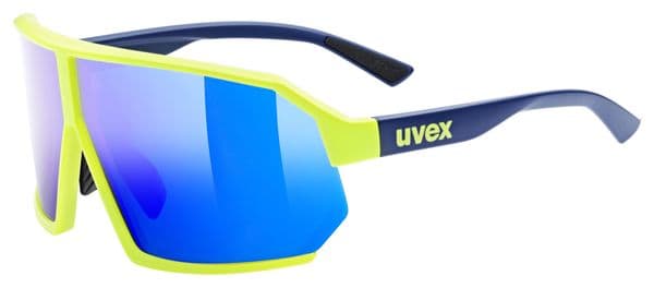 Uvex Sportstyle 237 Brille Gelb/Spiegelgläser Blau