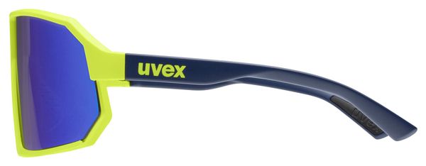 Lunettes Uvex Sportstyle 237 Jaune/Verres Miroir Bleu