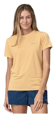Camiseta Patagonia Mujer Cap Cool Daily Graphic Waters Naranja