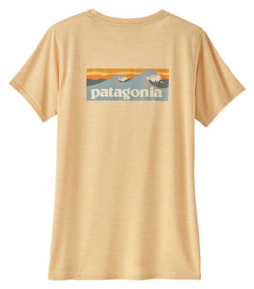T-Shirt Femme Patagonia Cap Cool Daily Graphic Waters Orange