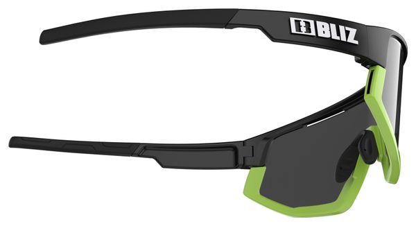 Bliz Fusion Mat Zwart / Rook Groen Bril