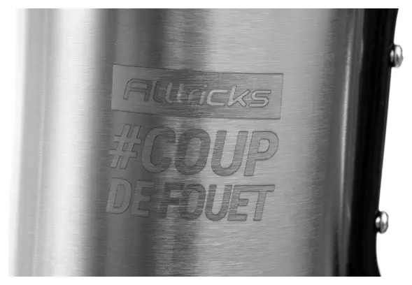 Alltricks COUP DE FOUET Inox Mug Plateado / Negro