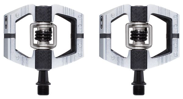 Crankbrothers Mallet Enduro - Silver Edition Pedali Clipless Argento Lucido