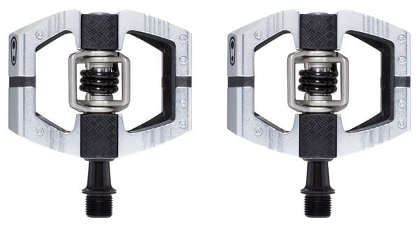 Paire de Pédales Automatiques Crankbrothers Mallet Enduro - Silver Edition Argent High-Polished