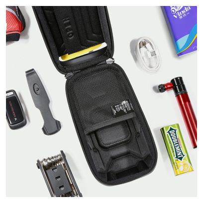 Sacoche de cadre vélo 0.5L rigide EVA+PU avec écran tactile TPU