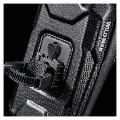 Sacoche de cadre vélo 0.5L rigide EVA+PU avec écran tactile TPU