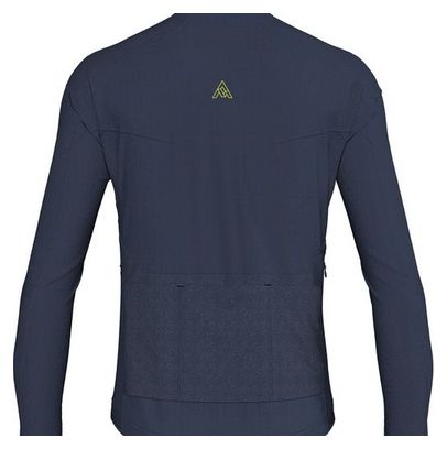 Seton Blue Midnight 7Mesh Long Sleeve Jersey | Alltricks.com