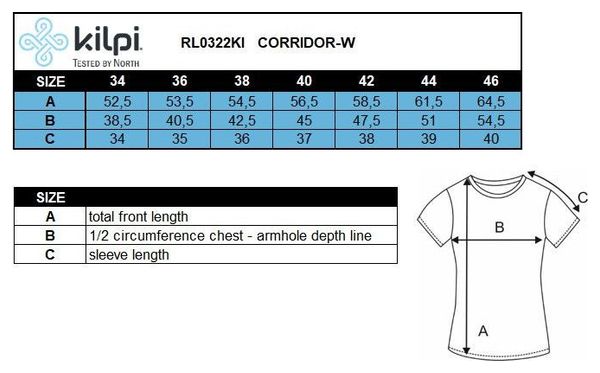 Maillot de vélo femme Kilpi CORRIDOR-W