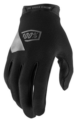 100% Ridecamp Kids Long Gloves Black