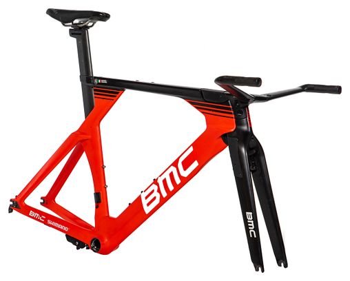 Produit Reconditionné - Kit Cadre BMC Timemachine 01 Qhubeka Patin Rouge 2018