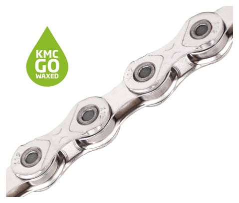 KMC X12 Gewachste Kette 12S Silber