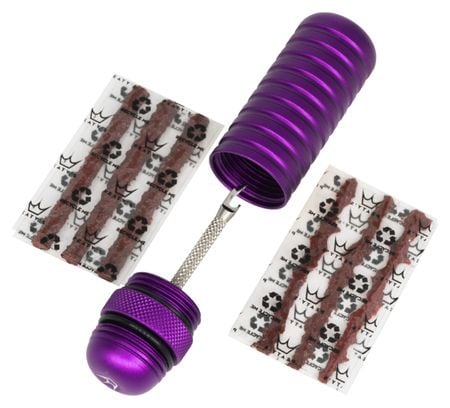 Tubleless Peaty's Holeshot Repair Kit Purple