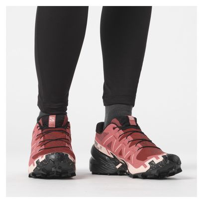 Salomon Speedcross 6 Damen Trailrunning-Schuhe Schwarz/Pink