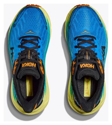 Trail Running Shoes Hoka Challenger ATR 7 Blue Yellow